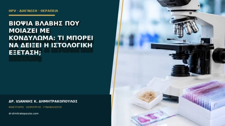 Βιοψία βλάβης που μοιάζει με κονδύλωμα: τι μπορεί να δείξει η ιστολογική εξέταση;
