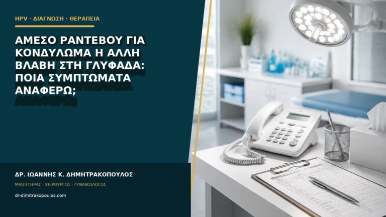 Άμεσο ραντεβού για κονδύλωμα ή άλλη βλάβη στη Γλυφάδα: ποια συμπτώματα αναφέρω;