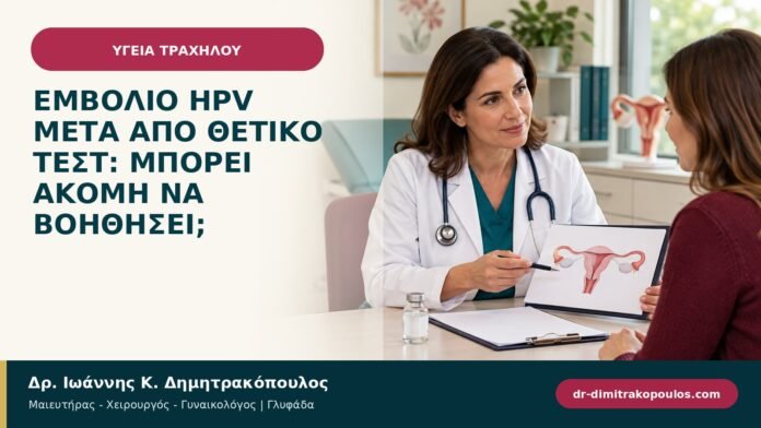 Εμβόλιο HPV μετά από θετικό τεστ: μπορεί ακόμη να βοηθήσει;