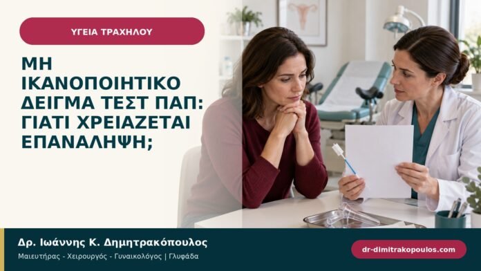 Μη ικανοποιητικό δείγμα Τεστ Παπ: γιατί χρειάζεται επανάληψη;