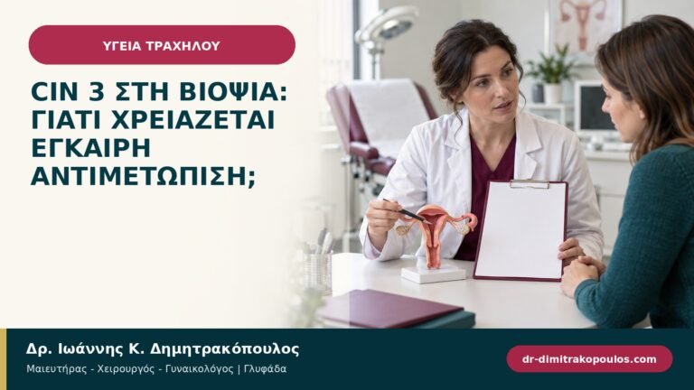 CIN 3 στη βιοψία: γιατί χρειάζεται έγκαιρη αντιμετώπιση;
