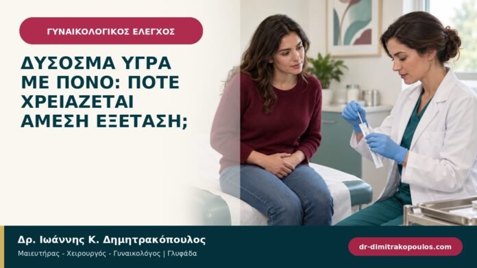 Δύσοσμα υγρά με πόνο: πότε χρειάζεται άμεση εξέταση;