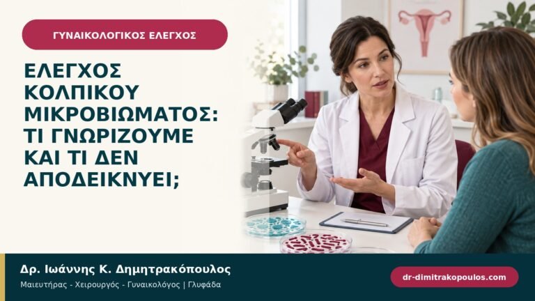 Έλεγχος κολπικού μικροβιώματος: τι γνωρίζουμε και τι δεν αποδεικνύει;