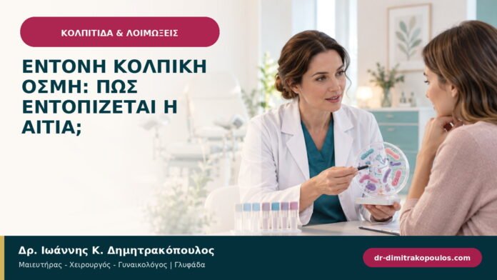 Έντονη κολπική οσμή: πώς εντοπίζεται η αιτία; Έντονη κολπική οσμή: πώς εντοπίζεται η αιτία;