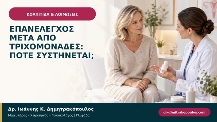 Επανέλεγχος μετά από τριχομονάδες: πότε συστήνεται; Επανέλεγχος μετά από τριχομονάδες: πότε συστήνεται;