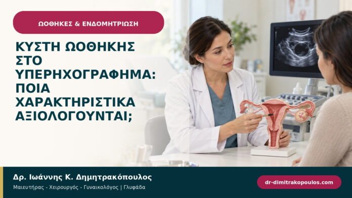 Κύστη ωοθήκης στο υπερηχογράφημα: ποια χαρακτηριστικά αξιολογούνται;