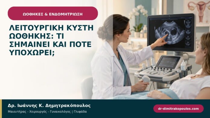 Λειτουργική κύστη ωοθήκης: τι σημαίνει και πότε υποχωρεί;