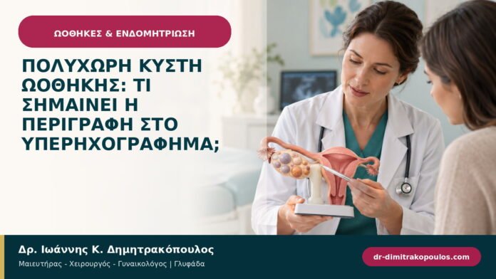 Πολύχωρη κύστη ωοθήκης: τι σημαίνει η περιγραφή στο υπερηχογράφημα;