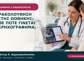 Παρακολούθηση κύστης ωοθήκης: κάθε πότε γίνεται υπερηχογράφημα;