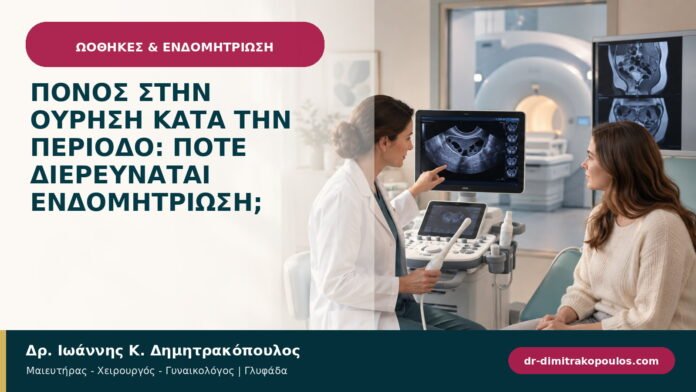 Πόνος στην ούρηση κατά την περίοδο: πότε διερευνάται ενδομητρίωση;