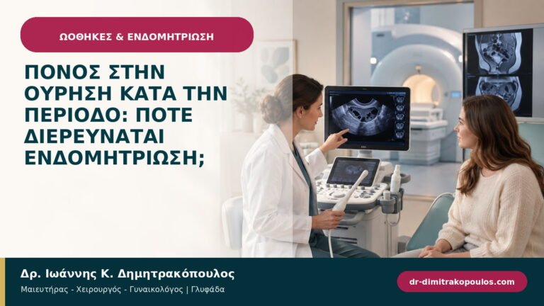 Πόνος στην ούρηση κατά την περίοδο: πότε διερευνάται ενδομητρίωση;