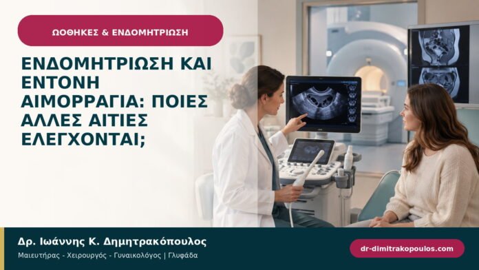 Ενδομητρίωση και έντονη αιμορραγία: ποιες άλλες αιτίες ελέγχονται; Ενδομητρίωση και έντονη αιμορραγία: ποιες άλλες αιτίες ελέγχονται;