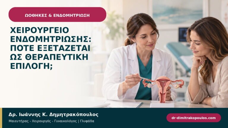 Χειρουργείο ενδομητρίωσης: πότε εξετάζεται ως θεραπευτική επιλογή;