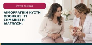 Αιμορραγική κύστη ωοθήκης: τι σημαίνει η διάγνωση;
