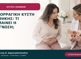 Αιμορραγική κύστη ωοθήκης: τι σημαίνει η διάγνωση; Αιμορραγική κύστη ωοθήκης: τι σημαίνει η διάγνωση;