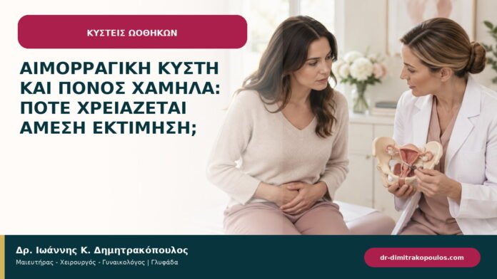 Αιμορραγική κύστη και πόνος χαμηλά: πότε χρειάζεται άμεση εκτίμηση; Αιμορραγική κύστη και πόνος χαμηλά: πότε χρειάζεται άμεση εκτίμηση;