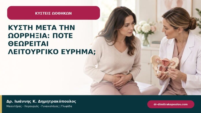 Κύστη μετά την ωορρηξία: πότε θεωρείται λειτουργικό εύρημα;