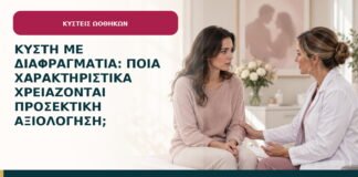 Κύστη με διαφραγμάτια: ποια χαρακτηριστικά χρειάζονται προσεκτική αξιολόγηση;