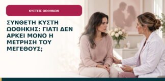 Σύνθετη κύστη ωοθήκης: γιατί δεν αρκεί μόνο η μέτρηση του μεγέθους;