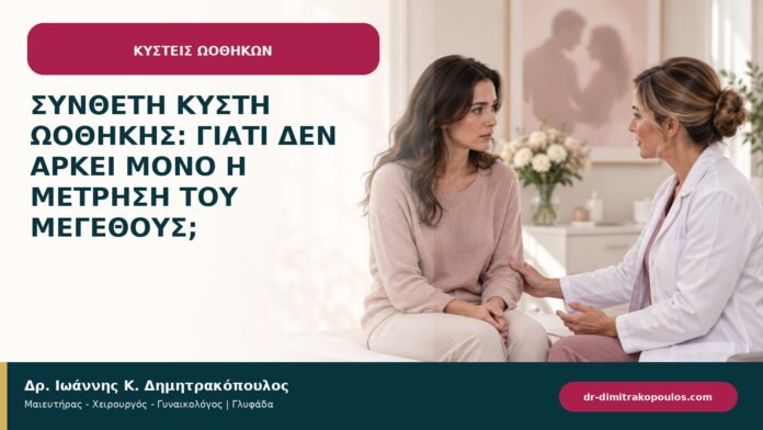 Σύνθετη κύστη ωοθήκης: γιατί δεν αρκεί μόνο η μέτρηση του μεγέθους;