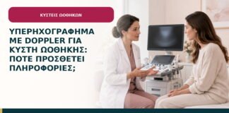 Υπερηχογράφημα με Doppler για κύστη ωοθήκης: πότε προσθέτει πληροφορίες;