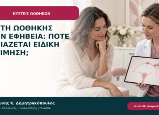 Κύστη ωοθήκης στην εφηβεία: πότε χρειάζεται ειδική εκτίμηση; Κύστη ωοθήκης στην εφηβεία: πότε χρειάζεται ειδική εκτίμηση;