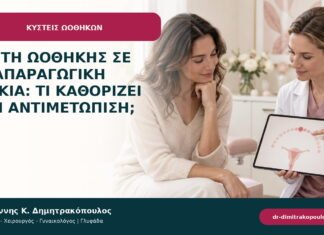 Κύστη ωοθήκης σε αναπαραγωγική ηλικία: τι καθορίζει την αντιμετώπιση; Κύστη ωοθήκης σε αναπαραγωγική ηλικία: τι καθορίζει την αντιμετώπιση;