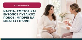 Ναυτία, έμετος και έντονος πυελικός πόνος: μπορεί να είναι συστροφή;