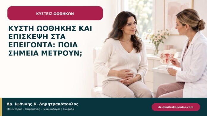 Κύστη ωοθήκης και επίσκεψη στα επείγοντα: ποια σημεία μετρούν; Κύστη ωοθήκης και επίσκεψη στα επείγοντα: ποια σημεία μετρούν;