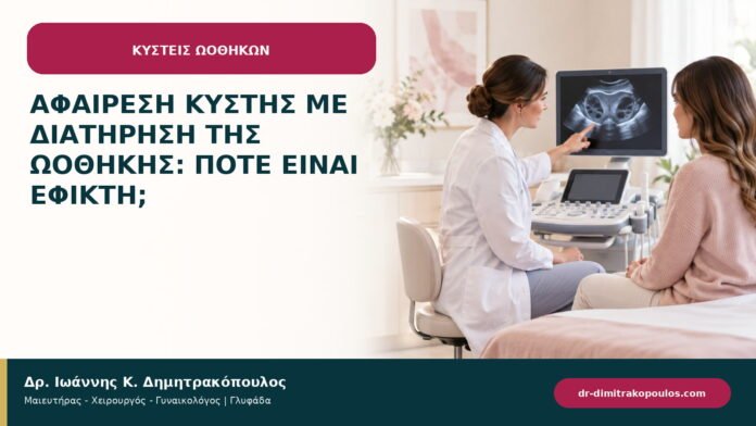 Αφαίρεση κύστης με διατήρηση της ωοθήκης: πότε είναι εφικτή; Αφαίρεση κύστης με διατήρηση της ωοθήκης: πότε είναι εφικτή;