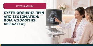 Κύστη ωοθήκης πριν από εξωσωματική: ποια αξιολόγηση χρειάζεται;