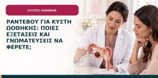Ραντεβού για κύστη ωοθήκης: ποιες εξετάσεις και γνωματεύσεις να φέρετε;