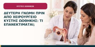 Δεύτερη γνώμη πριν από χειρουργείο κύστης ωοθήκης: τι επανεκτιμάται;