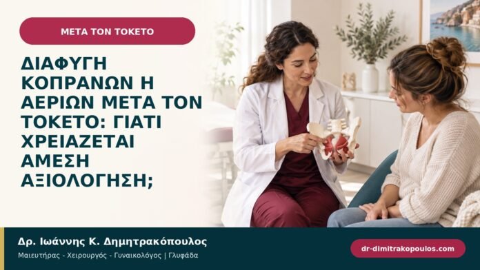 Διαφυγή κοπράνων ή αερίων μετά τον τοκετό: γιατί χρειάζεται άμεση αξιολόγηση; Διαφυγή κοπράνων ή αερίων μετά τον τοκετό: γιατί χρειάζεται άμεση αξιολόγηση;