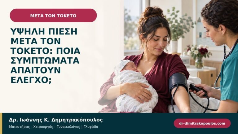 Υψηλή πίεση μετά τον τοκετό: ποια συμπτώματα απαιτούν έλεγχο;