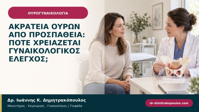Ακράτεια ούρων από προσπάθεια: πότε χρειάζεται γυναικολογικός έλεγχος; Ακράτεια ούρων από προσπάθεια: πότε χρειάζεται γυναικολογικός έλεγχος;