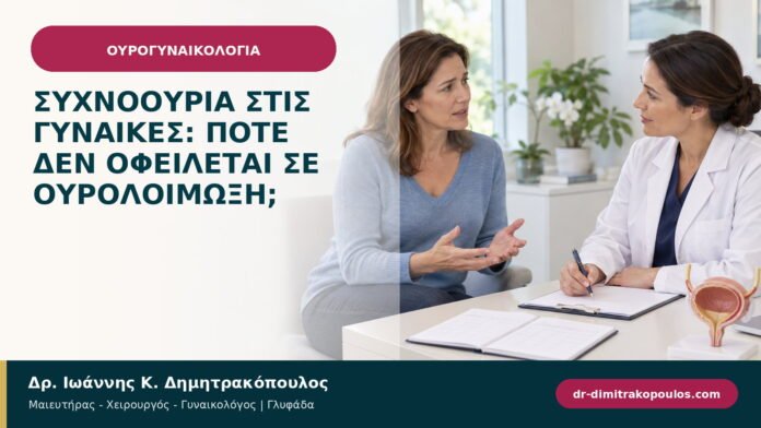 Συχνοουρία στις γυναίκες: πότε δεν οφείλεται σε ουρολοίμωξη; Συχνοουρία στις γυναίκες: πότε δεν οφείλεται σε ουρολοίμωξη;
