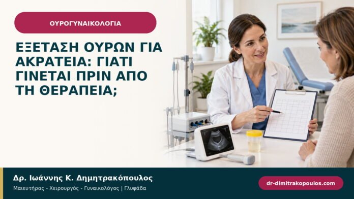 Εξέταση ούρων για ακράτεια: γιατί γίνεται πριν από τη θεραπεία; Εξέταση ούρων για ακράτεια: γιατί γίνεται πριν από τη θεραπεία;