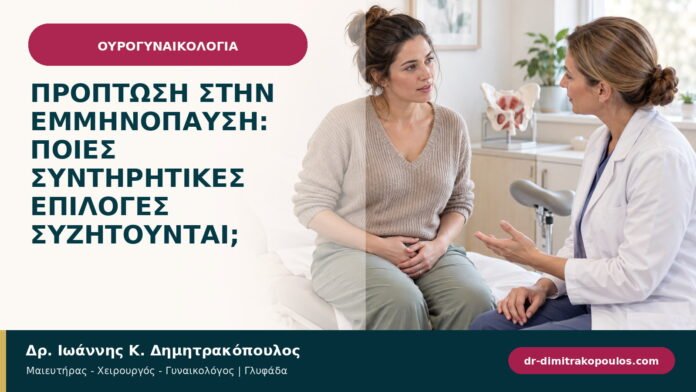 Πρόπτωση στην εμμηνόπαυση: ποιες συντηρητικές επιλογές συζητούνται; Πρόπτωση στην εμμηνόπαυση: ποιες συντηρητικές επιλογές συζητούνται;