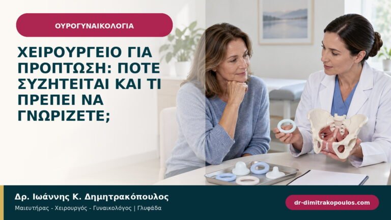 Χειρουργείο για πρόπτωση: πότε συζητείται και τι πρέπει να γνωρίζετε;