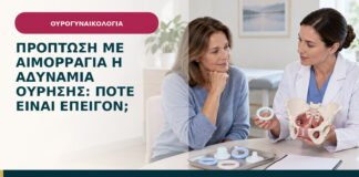 Πρόπτωση με αιμορραγία ή αδυναμία ούρησης: πότε είναι επείγον;
