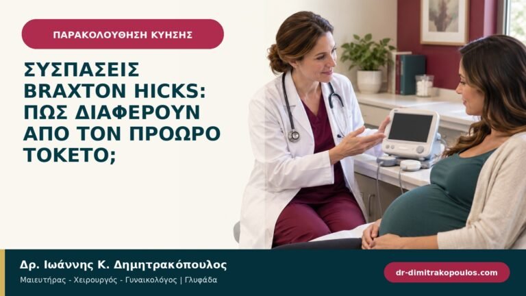 Συσπάσεις Braxton Hicks: πώς διαφέρουν από τον πρόωρο τοκετό;