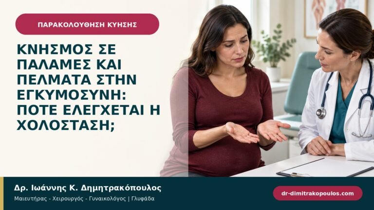 Κνησμός σε παλάμες και πέλματα στην εγκυμοσύνη: πότε ελέγχεται η χολόσταση;