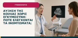 Αύξηση της κοιλιάς χωρίς εγκυμοσύνη: πότε ελέγχονται τα ινομυώματα; - ενημερωτικό cover του Δρ. Ιωάννη Κ. Δημητρακόπουλου