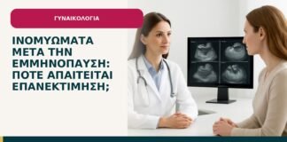 Ινομυώματα μετά την εμμηνόπαυση: πότε απαιτείται επανεκτίμηση; - ενημερωτικό cover του Δρ. Ιωάννη Κ. Δημητρακόπουλου