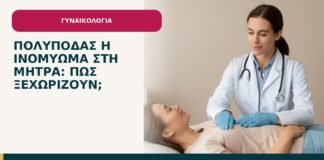 Πολύποδας ή ινομύωμα στη μήτρα: πώς ξεχωρίζουν; - ενημερωτικό cover του Δρ. Ιωάννη Κ. Δημητρακόπουλου