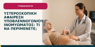 Υστεροσκοπική αφαίρεση υποβλεννογόνιου ινομυώματος: τι να περιμένετε; - ενημερωτικό cover του Δρ. Ιωάννη Κ. Δημητρακόπουλου