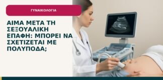 Αίμα μετά τη σεξουαλική επαφή: μπορεί να σχετίζεται με πολύποδα; - ενημερωτικό cover του Δρ. Ιωάννη Κ. Δημητρακόπουλου