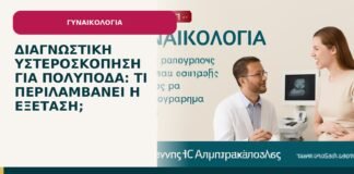 Διαγνωστική υστεροσκόπηση για πολύποδα: τι περιλαμβάνει η εξέταση; - ενημερωτικό cover του Δρ. Ιωάννη Κ. Δημητρακόπουλου