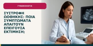 Συστροφή ωοθήκης: ποια συμπτώματα απαιτούν επείγουσα εκτίμηση; - ενημερωτικό cover του Δρ. Ιωάννη Κ. Δημητρακόπουλου